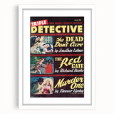 The Dead Don’t Care - Vintage Detective Magazine Cover Art