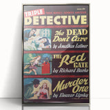 The Dead Don’t Care - Vintage Detective Magazine Cover Art