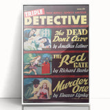 The Dead Don’t Care - Vintage Detective Magazine Cover Art