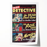 The Dead Don’t Care - Vintage Detective Magazine Cover Art
