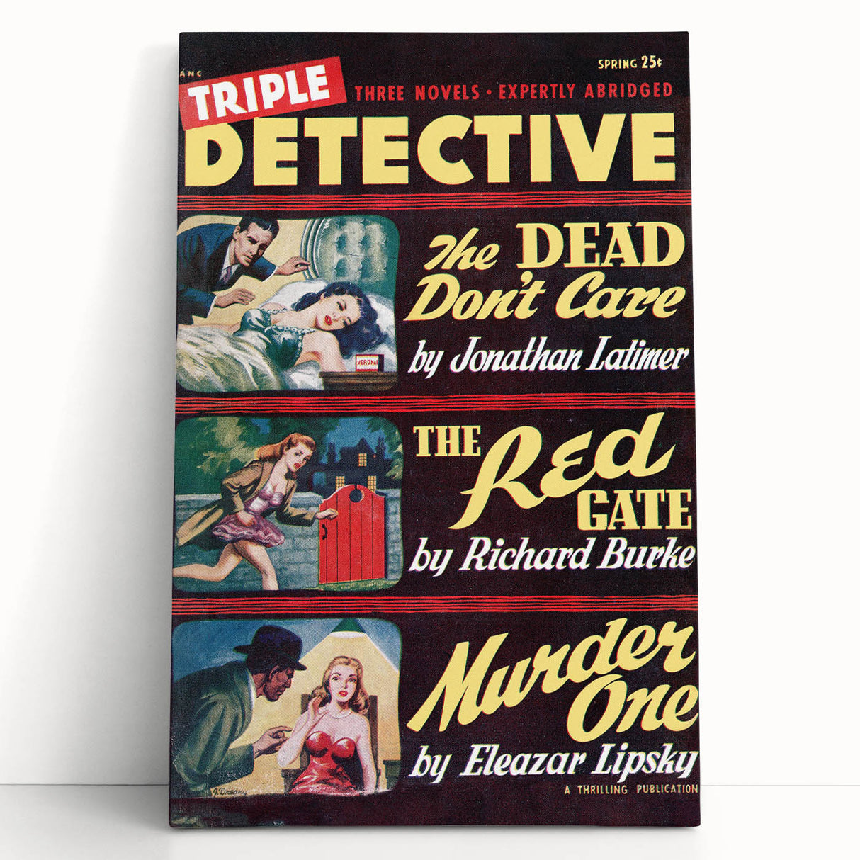 The Dead Don’t Care - Vintage Detective Magazine Cover Art