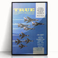True Magazine - Vintage Aviation Magazine Cover Wall Art