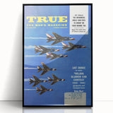 True Magazine - Vintage Aviation Magazine Cover Wall Art