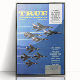 True Magazine - Vintage Aviation Magazine Cover Wall Art
