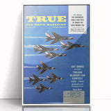 True Magazine - Vintage Aviation Magazine Cover Wall Art