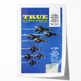 True Magazine - Vintage Aviation Magazine Cover Wall Art