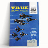 True Magazine - Vintage Aviation Magazine Cover Wall Art
