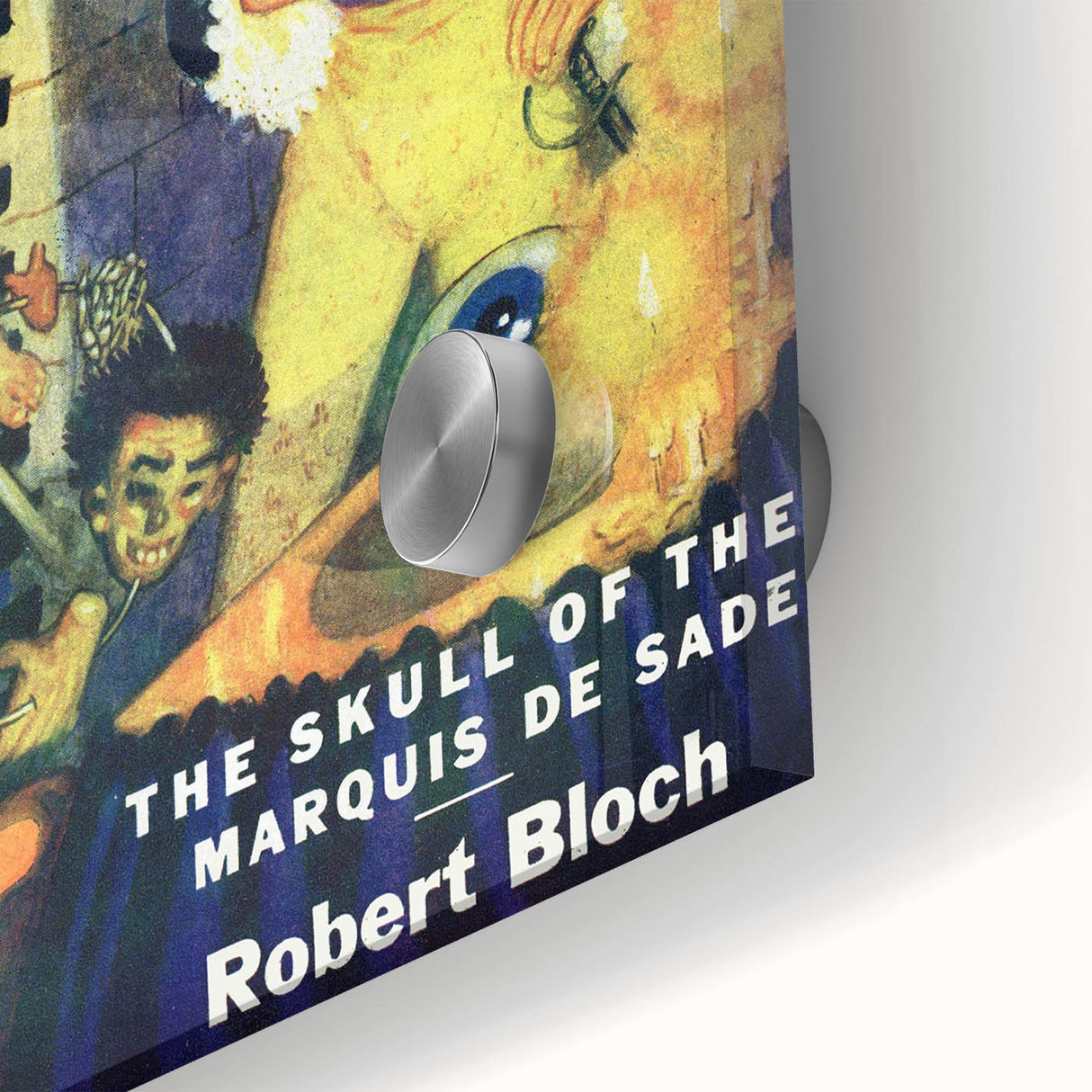 The Skull of Marquis de Sade - Vintage Horror Magazine Cover Art