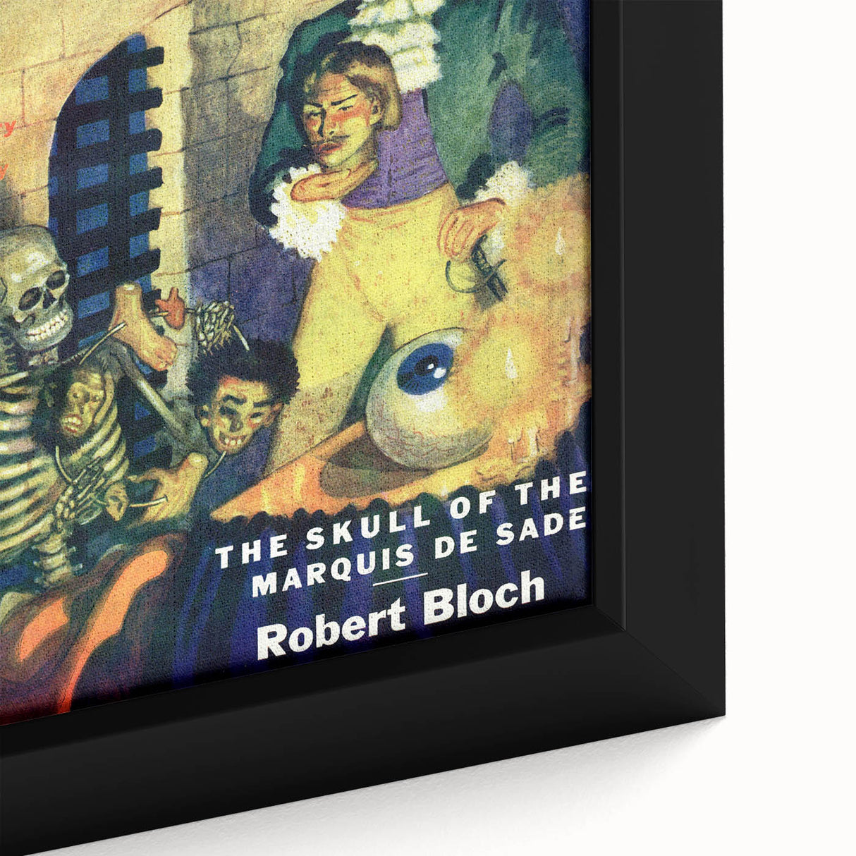 The Skull of Marquis de Sade - Vintage Horror Magazine Cover Art