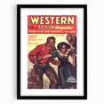 Vintage Magazine Cover Art – Western Fiction Classic Print