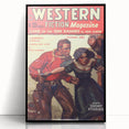 Vintage Magazine Cover Art – Western Fiction Classic Print