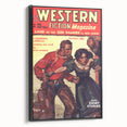 Vintage Magazine Cover Art – Western Fiction Classic Print