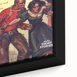 Vintage Magazine Cover Art – Western Fiction Classic Print