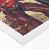 Vintage Magazine Cover Art – Western Fiction Classic Print