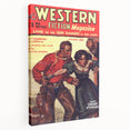 Vintage Magazine Cover Art – Western Fiction Classic Print