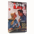 Vintage Magazine Cover Art – Western Love Classic Romance Print