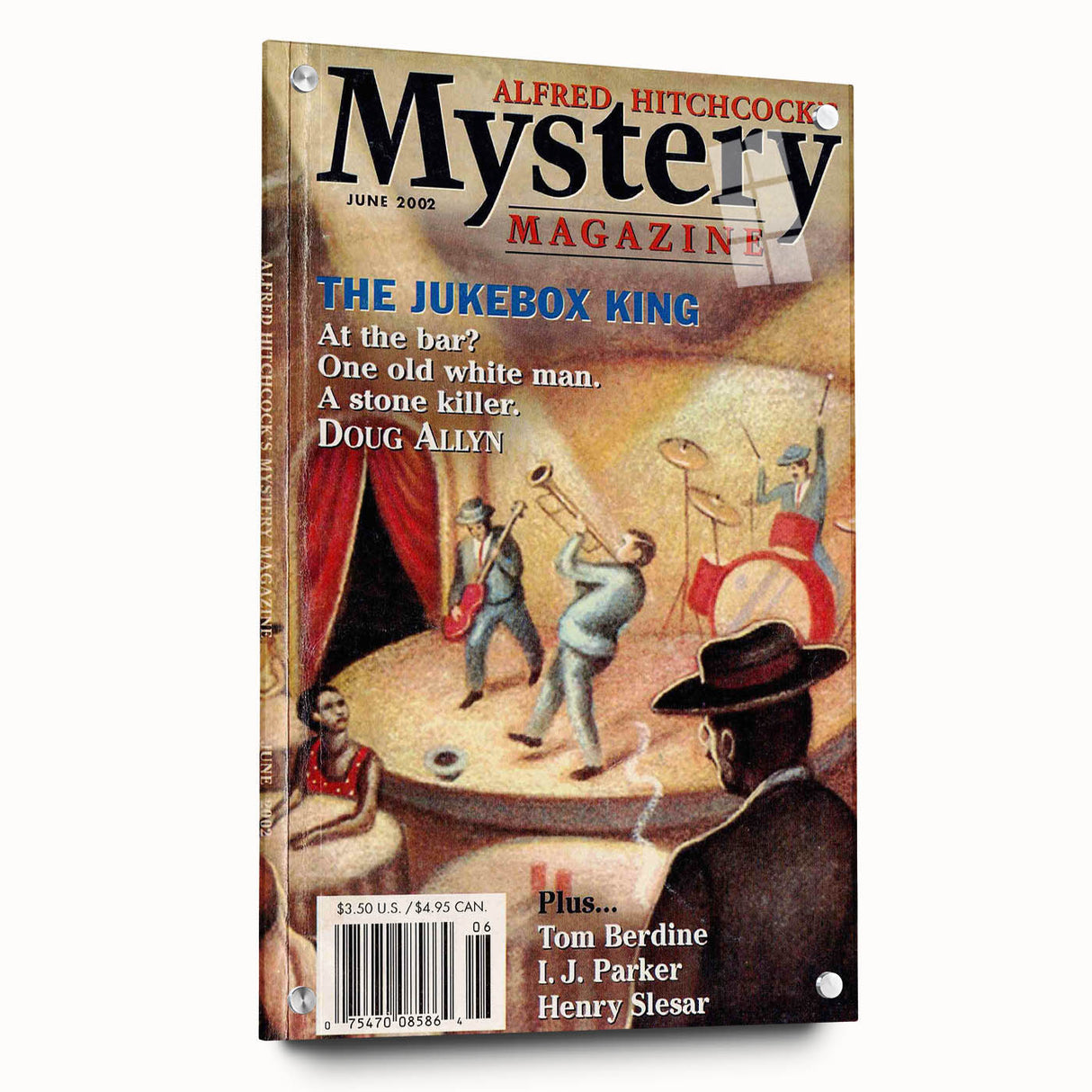 Vintage Magazine Cover Art - Alfred Hitchcock’s Mystery Magazine