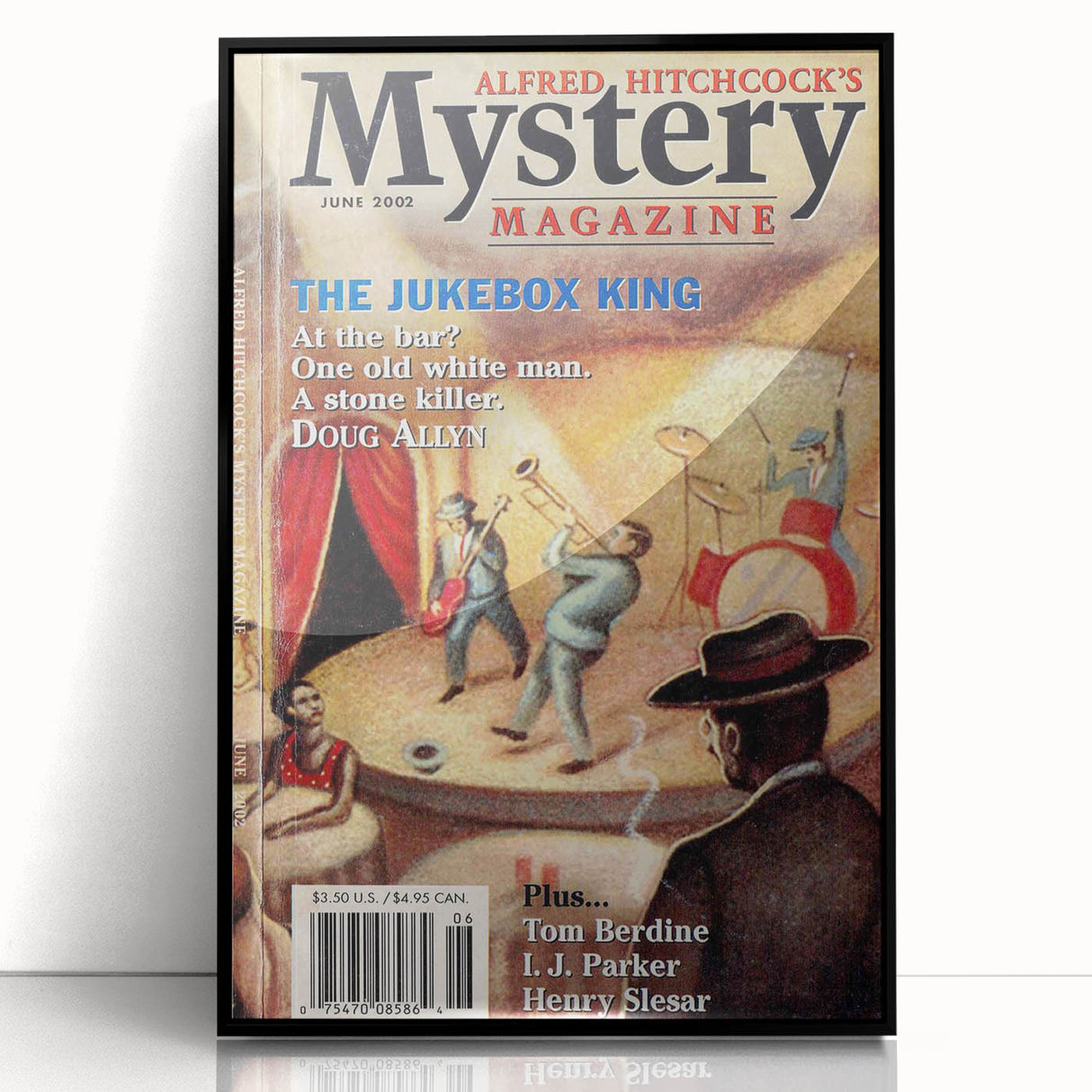 Vintage Magazine Cover Art - Alfred Hitchcock’s Mystery Magazine