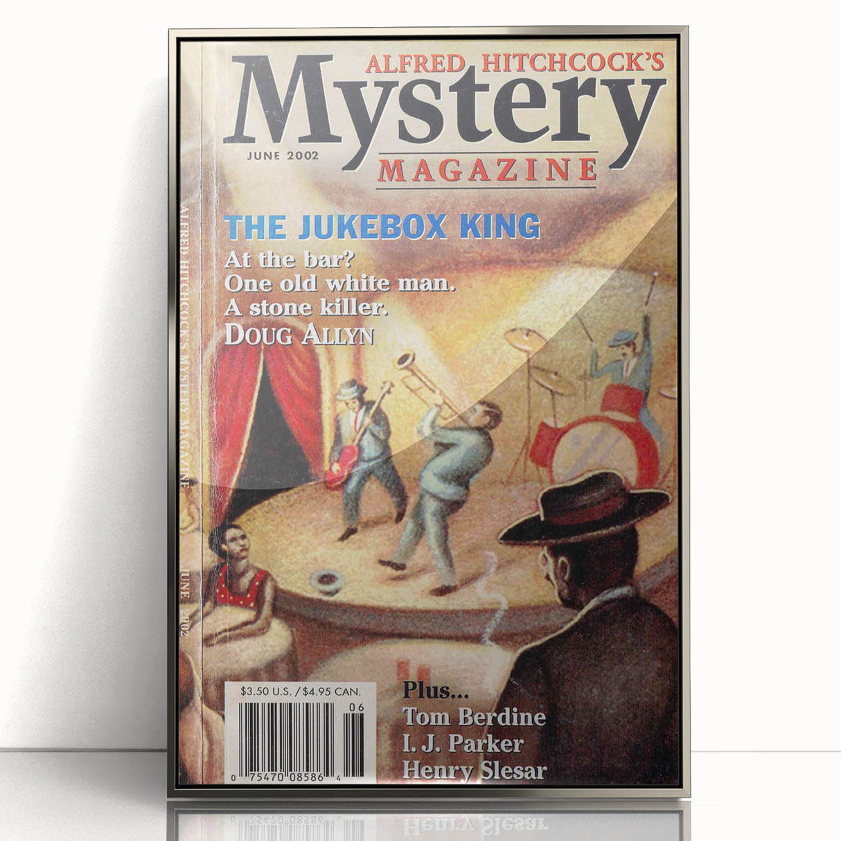 Vintage Magazine Cover Art - Alfred Hitchcock’s Mystery Magazine