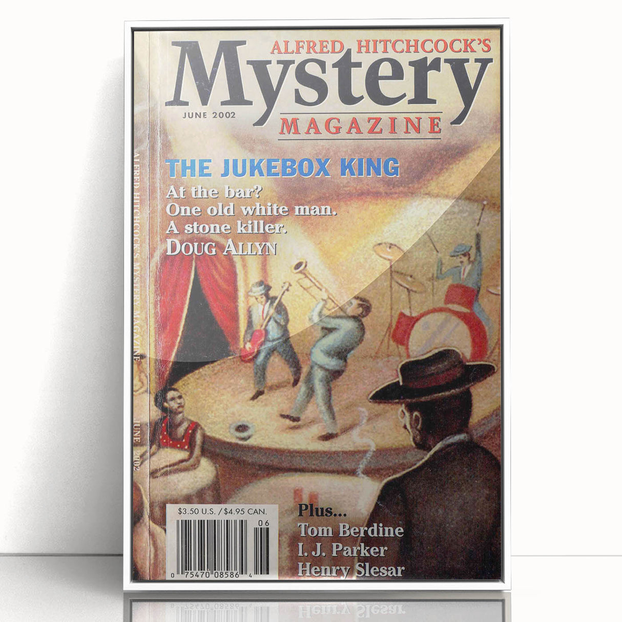 Vintage Magazine Cover Art - Alfred Hitchcock’s Mystery Magazine