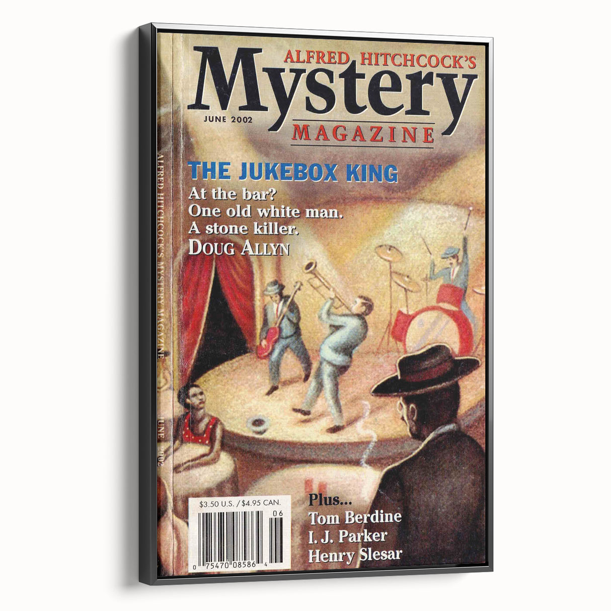 Vintage Magazine Cover Art - Alfred Hitchcock’s Mystery Magazine
