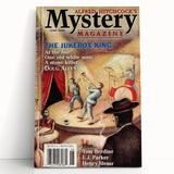 Vintage Magazine Cover Art - Alfred Hitchcock’s Mystery Magazine