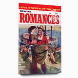 Vintage Magazine Cover Art – Western Romances Classic Print