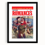 Vintage Magazine Cover Art – Western Romances Classic Print