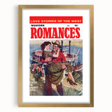 Vintage Magazine Cover Art – Western Romances Classic Print