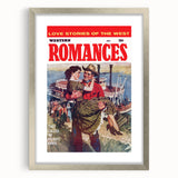 Vintage Magazine Cover Art – Western Romances Classic Print