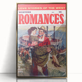Vintage Magazine Cover Art – Western Romances Classic Print