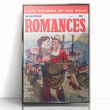 Vintage Magazine Cover Art – Western Romances Classic Print
