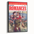 Vintage Magazine Cover Art – Western Romances Classic Print