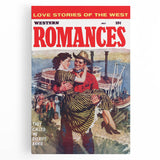 Vintage Magazine Cover Art – Western Romances Classic Print