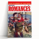 Vintage Magazine Cover Art – Western Romances Classic Print