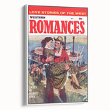 Vintage Magazine Cover Art – Western Romances Classic Print