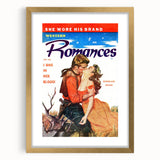 Vintage Magazine Cover Art – Western Romances Passion Print