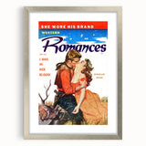 Vintage Magazine Cover Art – Western Romances Passion Print