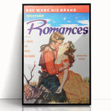 Vintage Magazine Cover Art – Western Romances Passion Print