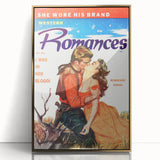Vintage Magazine Cover Art – Western Romances Passion Print