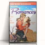 Vintage Magazine Cover Art – Western Romances Passion Print