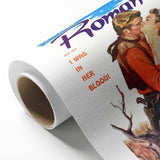 Vintage Magazine Cover Art – Western Romances Passion Print