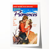 Vintage Magazine Cover Art – Western Romances Passion Print