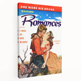 Vintage Magazine Cover Art – Western Romances Passion Print