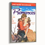 Vintage Magazine Cover Art – Western Romances Passion Print
