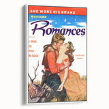 Vintage Magazine Cover Art – Western Romances Passion Print