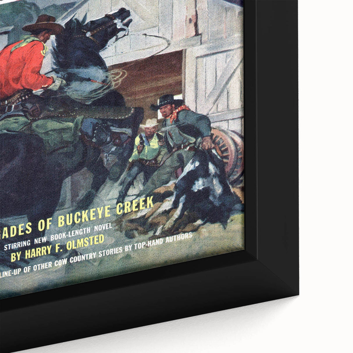 Vintage Magazine Cover Art – Western Story Classic Print