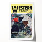 Vintage Magazine Cover Art – Western Story Classic Print
