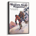 Vintage Magazine Cover Art – Western Story Outdoor Life Print