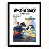 Vintage Magazine Cover Art – Western Story Outdoor Adventure Print